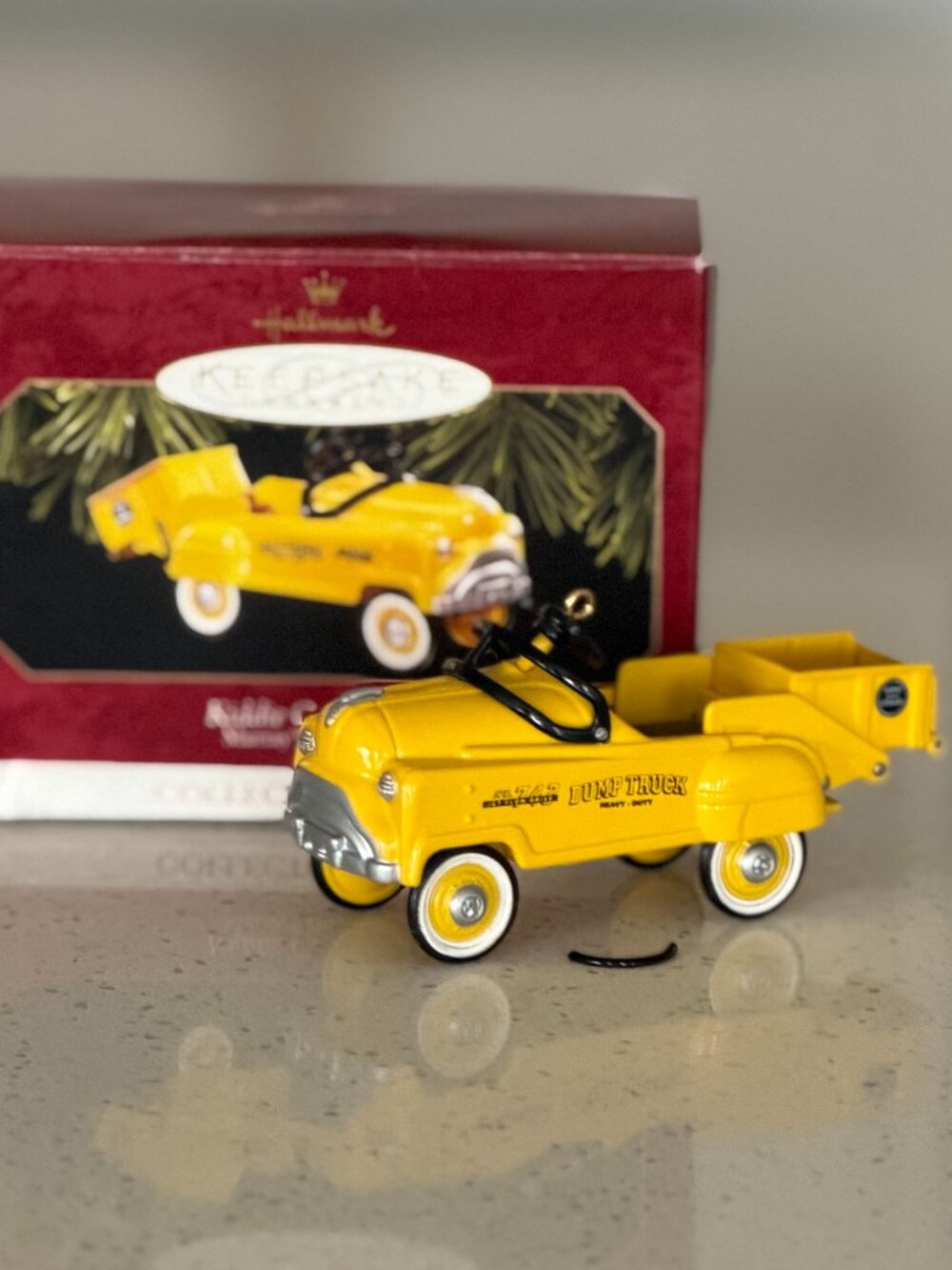 Hallmarrk Ornament Kiddie Car Classics Murray Dump Truck #4